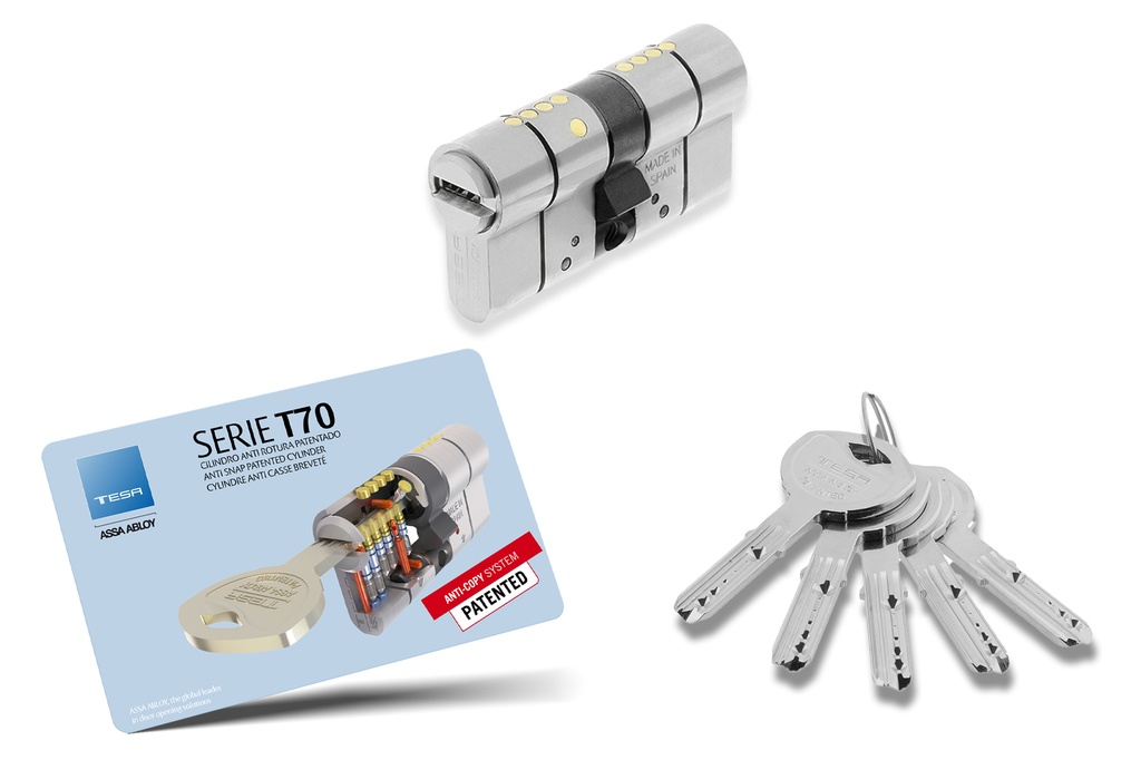 Duplicado de Llave Seguridad TESA TK100 - Cerradura Plus