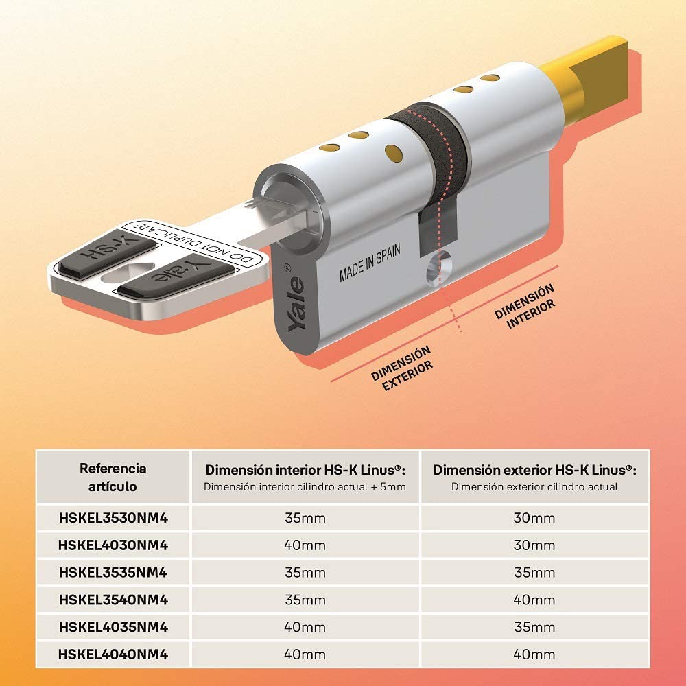 Cilindro Yale HS-K Linus®