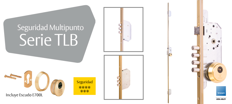 Cerradura Seguridad 3 puntos TLB